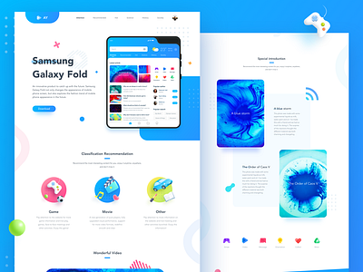 Interface design app blue dashboard design illustration interface ui