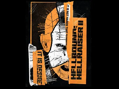 Fright Fest 4 Exploration collage collage art festival festival poster fright fright fest hellraiser horror horror movie illustration poster