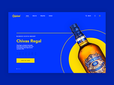 Landing Page - Liquor Store branding design minimal ui ux web website