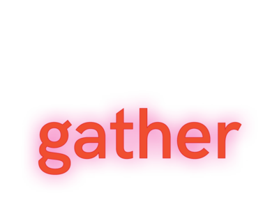 Gather Conference branding conference design conference logo visual identity