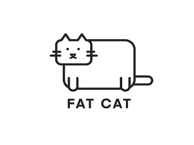 a fat cat cat logo