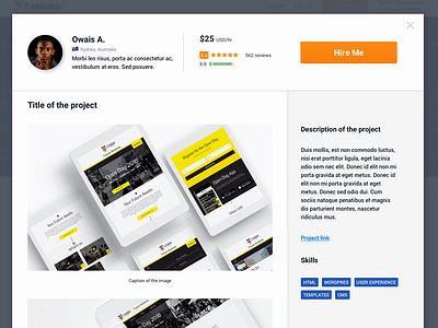 Freelancer Desktop Platform Modal Window Redesign app brand branding design desktop app desktop window freelance freelance design freelance graphic design freelance page freelancer freelancer app freelancer design modal window redesign ui ux web webpage website