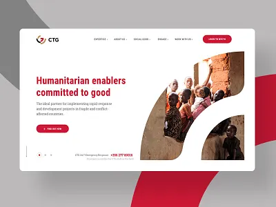 Corporate website homepage business corporate design direction exploration homepage homepage design landing page non profit ui website