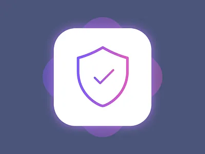 VPN App Logo android app app design clean dark icon ios light logo vpn