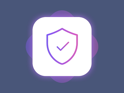VPN App Logo android app app design clean dark icon ios light logo vpn