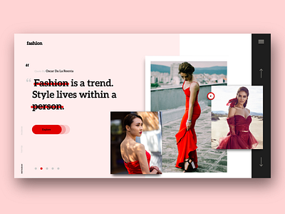 Landing Page Webdesign 3d brand and identity branding business clean creative design dynamic fashion graphics landingpage typography ui uidesign ux web webdesign website website concept