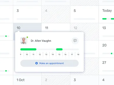Medical appointment calendar appointments calendar design doctor medical scheduler sketch app timeline ui ux