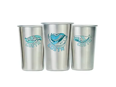 Costa Limited Edition Kleen Kanteen Promo adobe conservation costa costa del mar graphic design illustrator kleen kanteen limited edition north atlantic right whale ocean promotional design sea turtle sunglasses vector whale