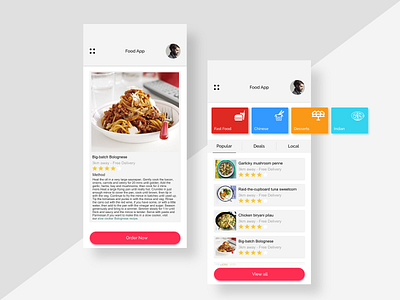 Phone App UI Concept app design invision ui user experince design user inteface design ux