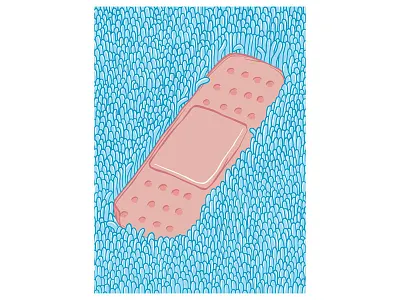 Image 1 bondage design fun hair illustration painted pop screenprinting silkscreen vector