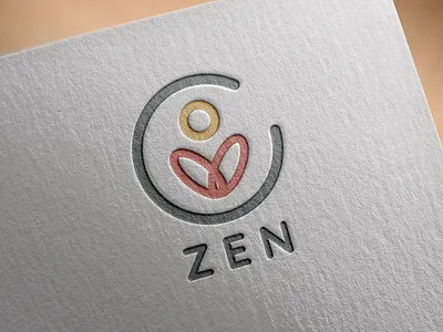 ZEN final branding design identity logo logodesign logotype student project zen