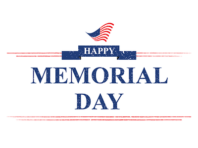 For Memorial Day design vector