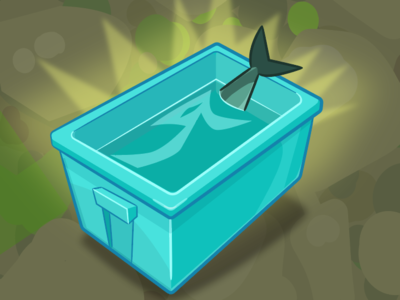 Fish Box adobe illustrator character design game game art illustration vector