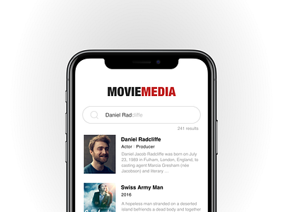 DailyUI 022- Search app design dailyui search