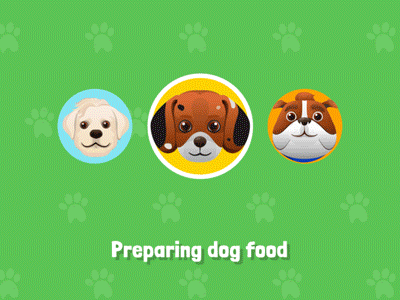 Game Loading Screen after effects animation dogs game gif loading loading screen loop