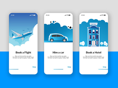 Travelling App Ui " HERA " airplane car design hotel identity logo a day logo design branding travel ui ui design uidesign uiux ux websitedesign
