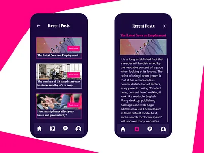 Blog Post UI Design anna avetisyan aplusdesign.co daily daily 100 challenge daily ui daily ui 035 daily ui challange dailyui design digital artist mobile mobile app mobile app design ui ui design ui design challenge ui designer ui designers