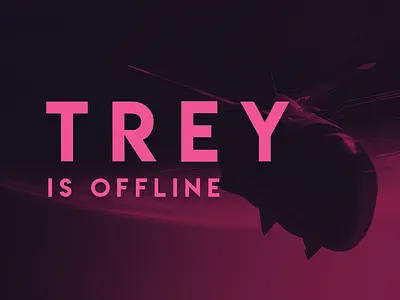 TRIPPINTREY Typography branding design layout stream twitch