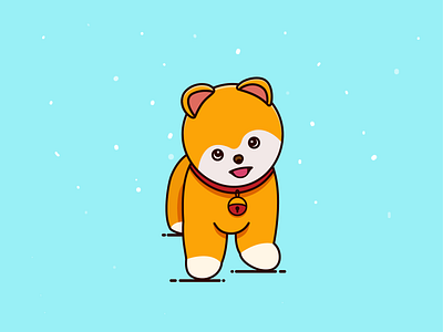 博美小狗 bomei dog dog illustration
