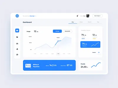 Storj Satellite Account cloud dashboard management service storage storj ui ux web webdesign