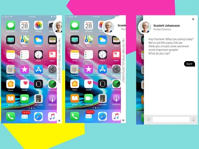Messenger - New notification style messages messenger messenger app notification notifications swipe