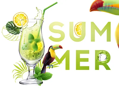 Summer power fresh design ideal agency design ideal design illustration illustration art season art season card season illustration seasonal