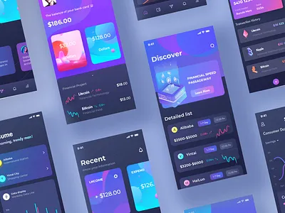 Hangshan Financial Application Page app icon ui ux