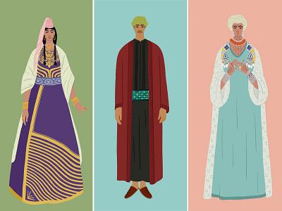 My Tribe color costume fashion history jewlery morocco pepole traditional tribe