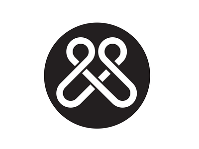 Logo development clean geometric icon knot logo symbol