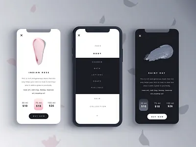 Skincare app app apple art beauty brand challenge clean design flat fun gradient illustration mobile simple typography ui ux vector web