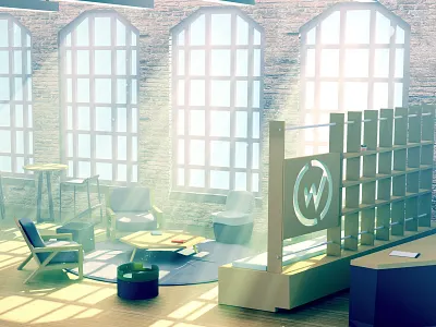 Durham Office Render b3d blender durham illustration illustration art north carolina office