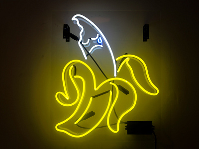 All I peel is sadness banana bananas dani b neon neon sign peel sad sad face
