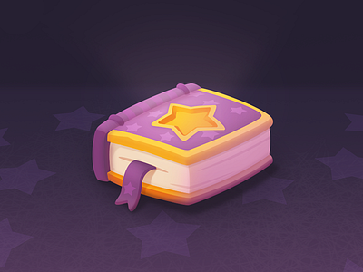 Magic book 2d app art cg drawing game gameart gamedev icon illustration photoshop proops
