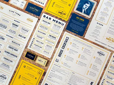 Finn Town Menu branding design graphic graphic design icon lettering logo menu design restaurant retro typography vector vintage