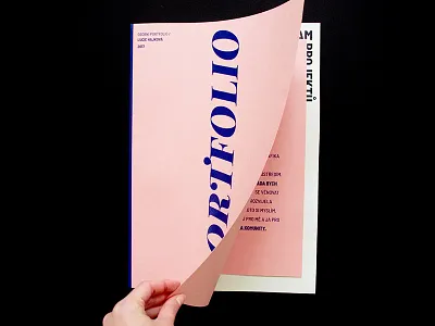 Portfolio 2017 book design graphic design inspiration magazine personal portfolio personal project portfolio print selection typography
