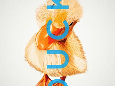 DUCKLIN’ |dək-liŋ| [Linnaeus, family Anatidae.] adobe draw animal creative art design digital art digital painting duck duckling illustration olbap olbap design olbapdesign vector vector illustration yellow