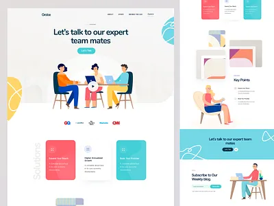 Support Web Homepage V2 cta featurs help homepage illustration web landing page marketing site support web design web ui website design