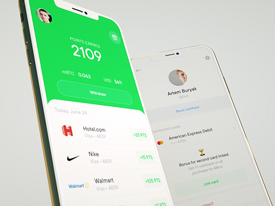 Pei - Fintech Cashback App animation automotive bitcoin cards cashback clean design fintech freelance freelance design freelancer iot minimal mobile app motion simple ui ui ux ux website