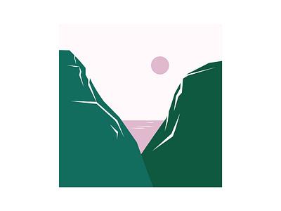 'V' | 36 Days of Type 36daysoftype design flat illustration type typography valley vector