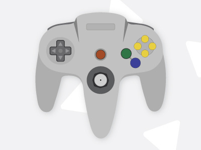 N64 Illustration color design flat illustration vector