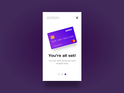 DailyUI 023 - Onboarding 023 app design bank dailyui dailyui023 design onboarding vector
