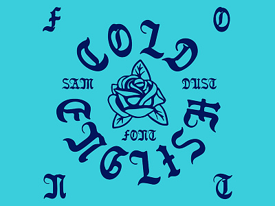 Cold English custom font font kern club old english samborghini typeface typeography