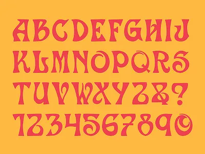 Wonky Tonk Font 70s font funky handdrawn typeface typography