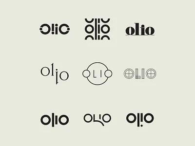 Olio - RIP Logos brand branding identity logo mark type typography