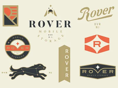 Rover Branding Concepts brand design brand identity branding clean design identity illustration illustrator lettering logo logodesign logoinspiration minimal package design packaging type typography vector vintage vintagedesign