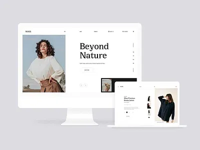 MI Fashion: Free Sketch Website Template for Fashion Stores design e commerce ecommerce fashion free web template freebie freebies ui web template website website design