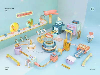 Day after day-C4D c4d