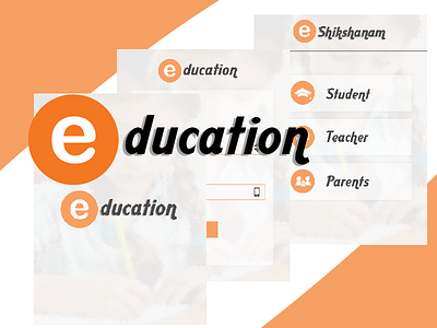 Eduction android mobile app design illustration mobile tablet tabs ui ux