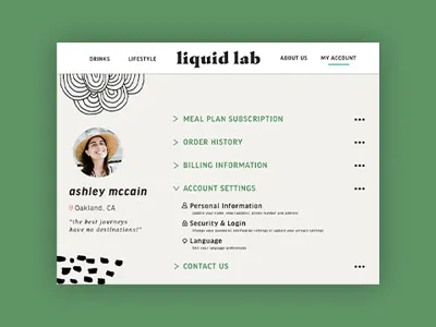 Daily UI Challenge Day 007 100daychallenge dailyui day007 design digital illustration settingspage ui vector visualdesign webdesign