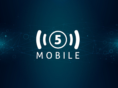 Cellphone Carrier - 5 Bars branding cellphone carrier daily logo design dailylogochallenge dailylogodesign design icon logo logodesignchallenge signals vector